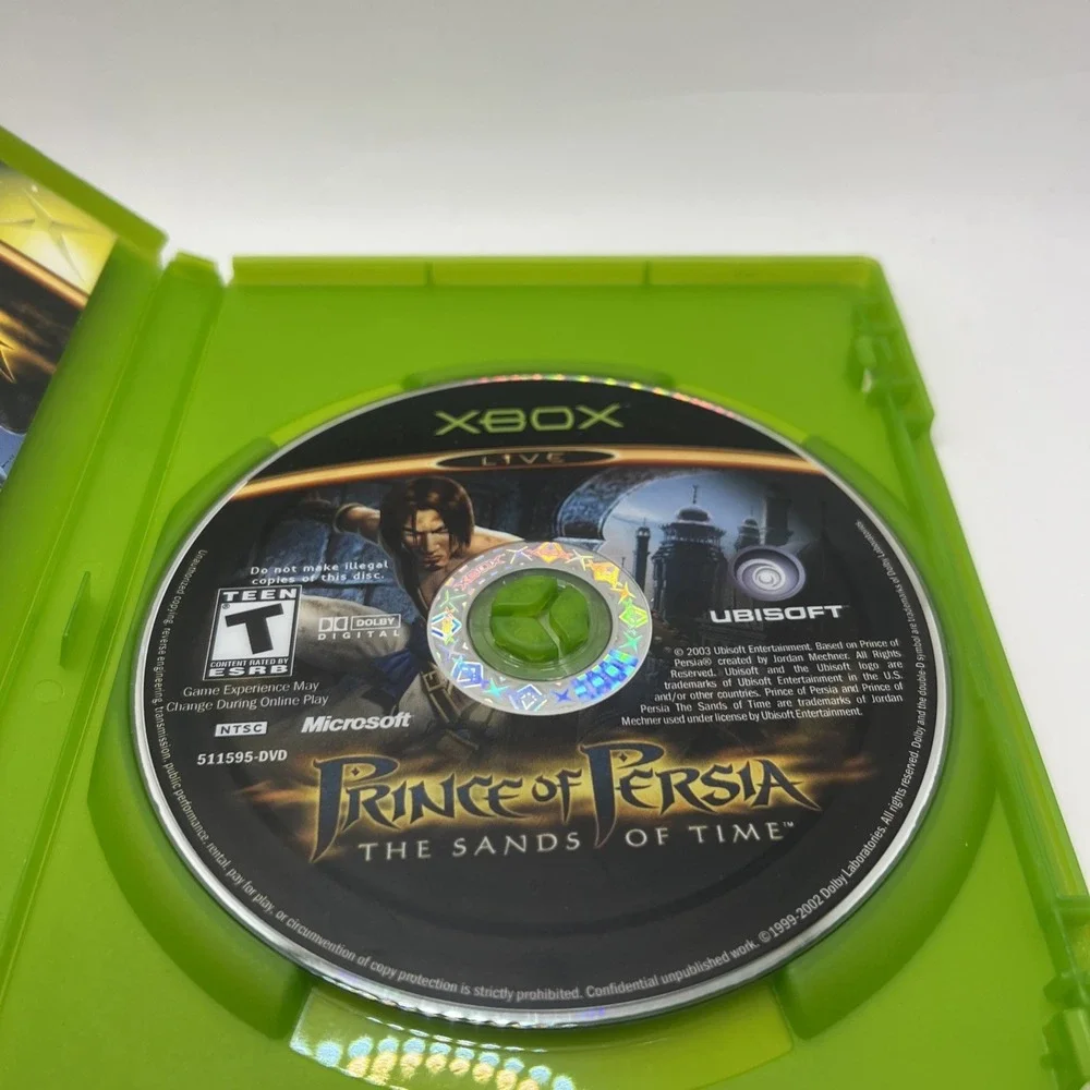 Prince of Persia: The Sands of Time (Xbox 2003) Clean Tested Working